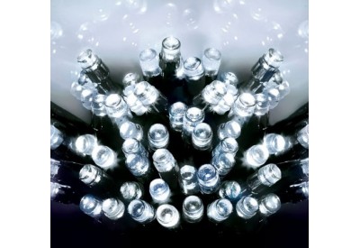 Premier LED WHITE Supabrights Light Set with Multi-action x 80